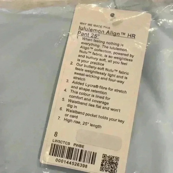 Lululemon Align High Rise Pants 25 - Picture 5 of 5